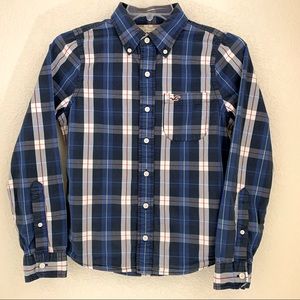Hollister Plaid Button Down SZ S